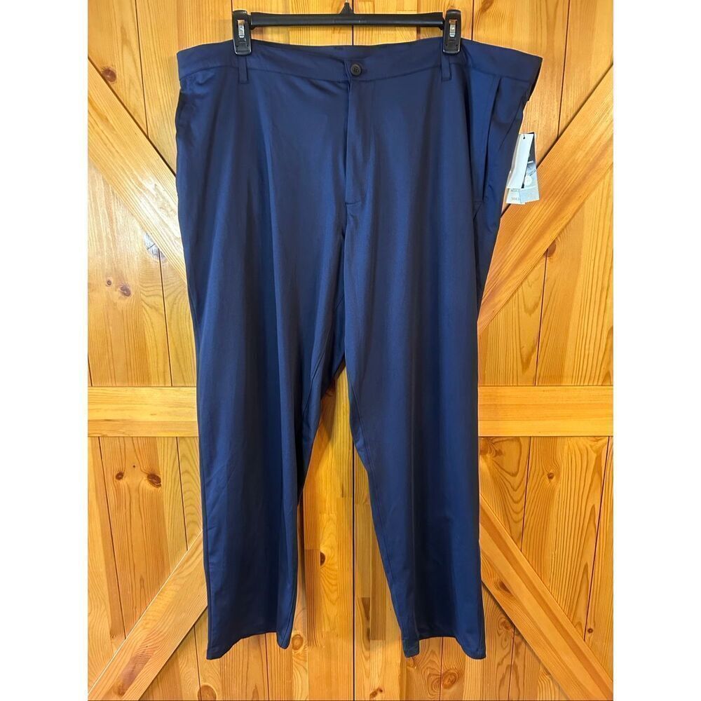 Zelos Big & Tall Men’s Zip Up Pants Moisture Wicking Navy NWT Size 46 (5408)